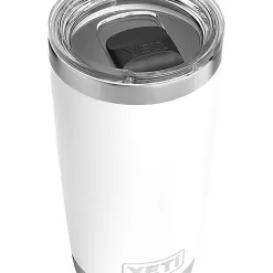 YETI 20 oz. Rambler Tumbler with MagSlider Lid - White