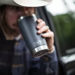 YETI 20 oz. Rambler Tumbler with MagSlider Lid - New Charcoal
