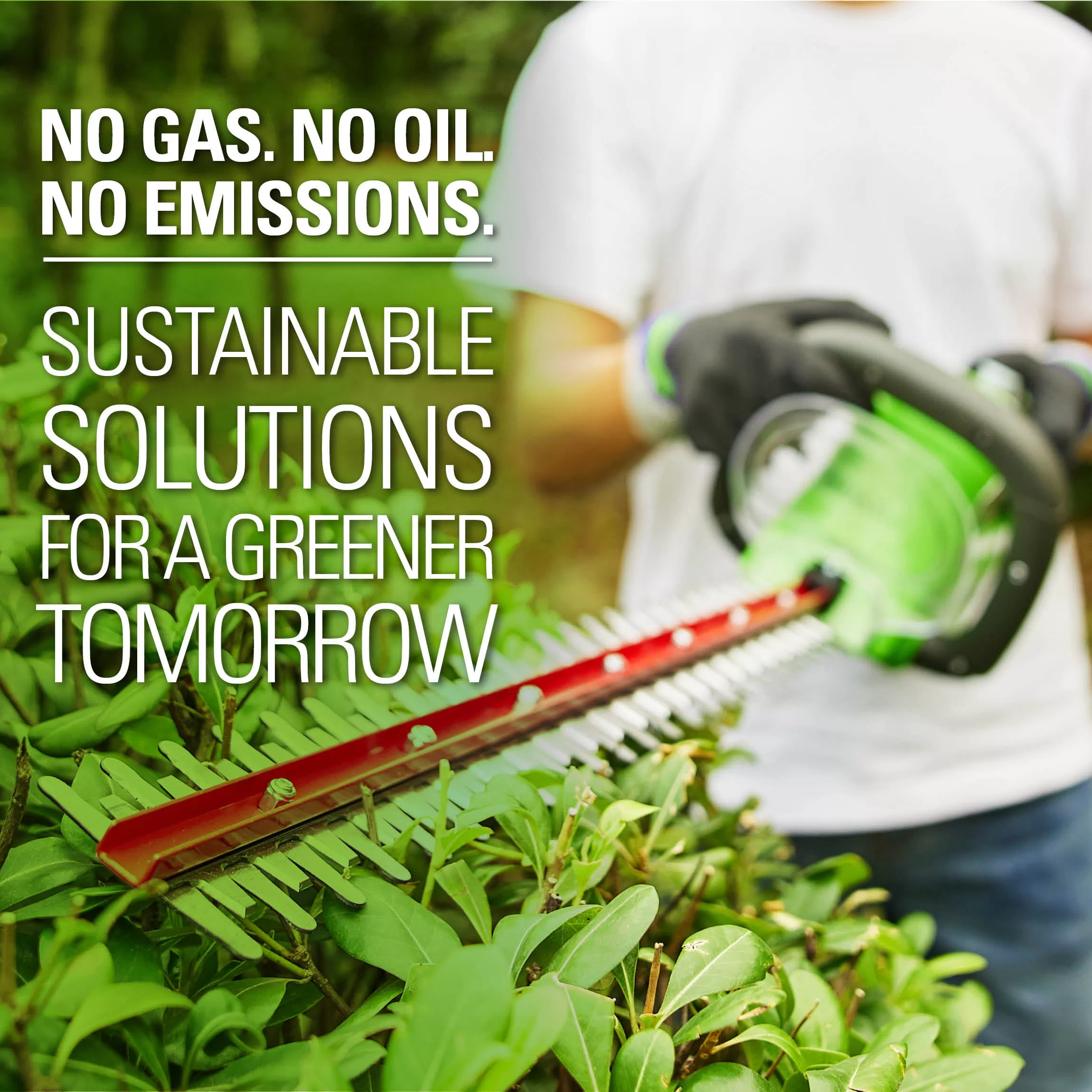 Greenworks 24" Battery Powered Hedge Trimmer