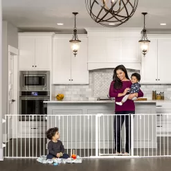 Regalo 6 Panel Super Wide Baby Gate and Play Yard, 2 in 1, Includes Wall Mount Hardware, Age Group 6 to 24 Months