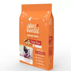 WholeHearted Grain Free Chicken Formula Dry Cat Food, 12 lbs.