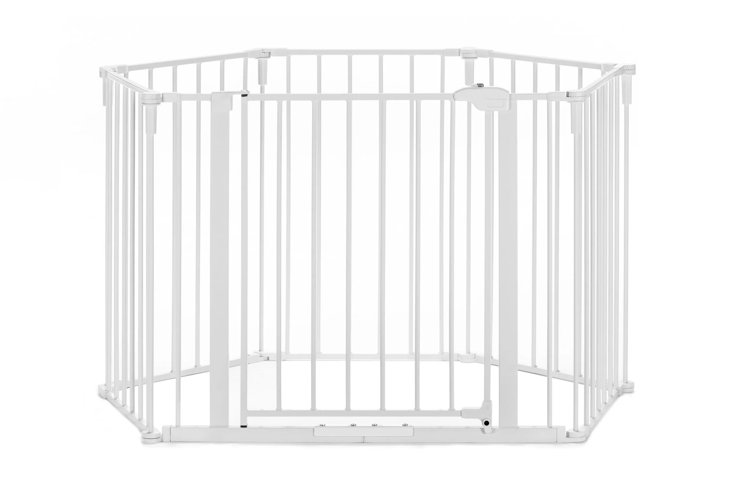 Regalo 6 Panel Super Wide Baby Gate and Play Yard, 2 in 1, Includes Wall Mount Hardware, Age Group 6 to 24 Months