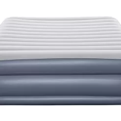 Ozark Trail Tritech QuadComfort 18" Air Mattress Antimicrobial Coating with Built-in AC Pump, Queen