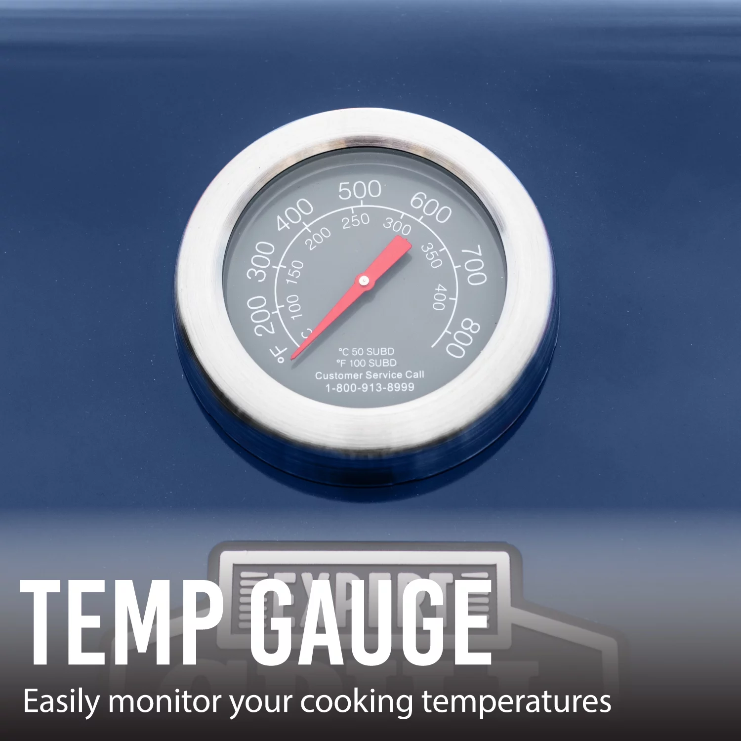 Expert Grill 4 Burner with Side Burner Propane Gas Grill in Blue
