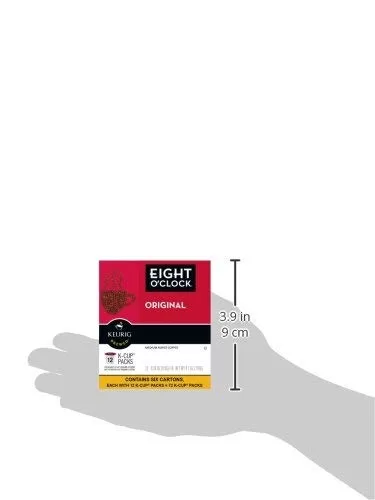 Eight O'Clock Coffee The Original, Single-Serve Keurig K-Cup Pods, Medium Roast Coffee Pods, 72 Count