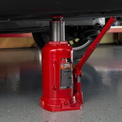 Torin Jacks Big Red 20 Ton Capacity Heavy Duty Hydraulic Welded Industrial Bottle Jack