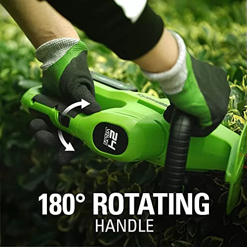 Greenworks 24V 22" Hedge Trimmer with 15Ah Battery and Charger, 2205402