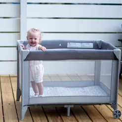 Cosco Funsport Portable Compact Baby Play Yard, Gray Arrows