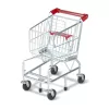 Melissa; Doug Toy Shopping Cart With Sturdy Metal Frame