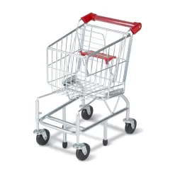 Melissa; Doug Toy Shopping Cart With Sturdy Metal Frame