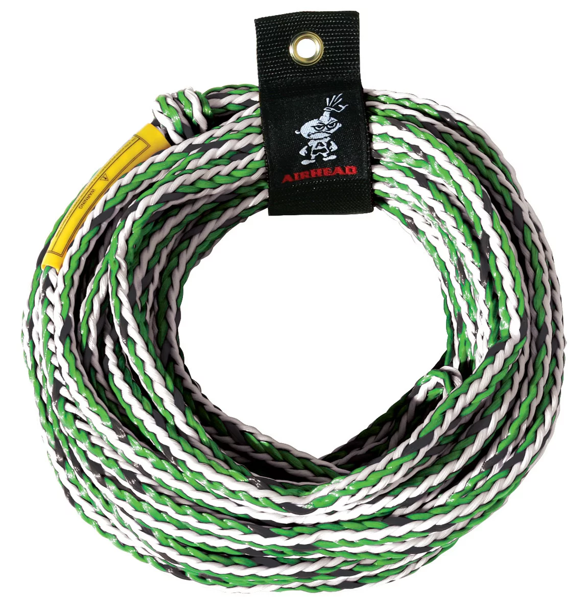 Airhead Rebel Towable Boat Tube Float Kit with Rope & Pump, Heavy-Duty Nylon, Green - Image 6