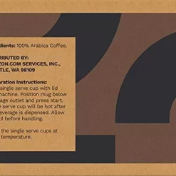 Solimo Dark Roast Coffee Pods, Compatible with Keurig 2.0 K-Cup Brewers 100 Count(Pack of 1)