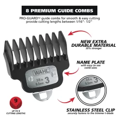 Wahl Edge Pro Lithium-Ion Cordless Beard Trimmer with T-Blade17 pc Grooming Kit for Men - 9895