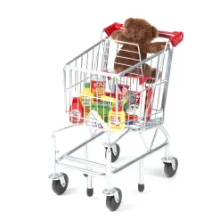 Melissa; Doug Toy Shopping Cart With Sturdy Metal Frame