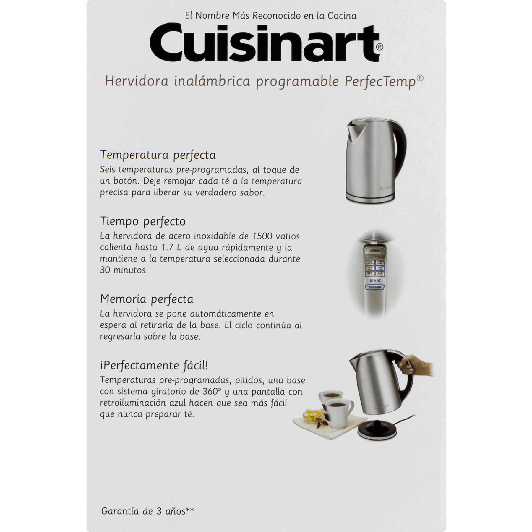 Cuisinart Tea Kettles PerfecTemp® Cordless Electric Kettle