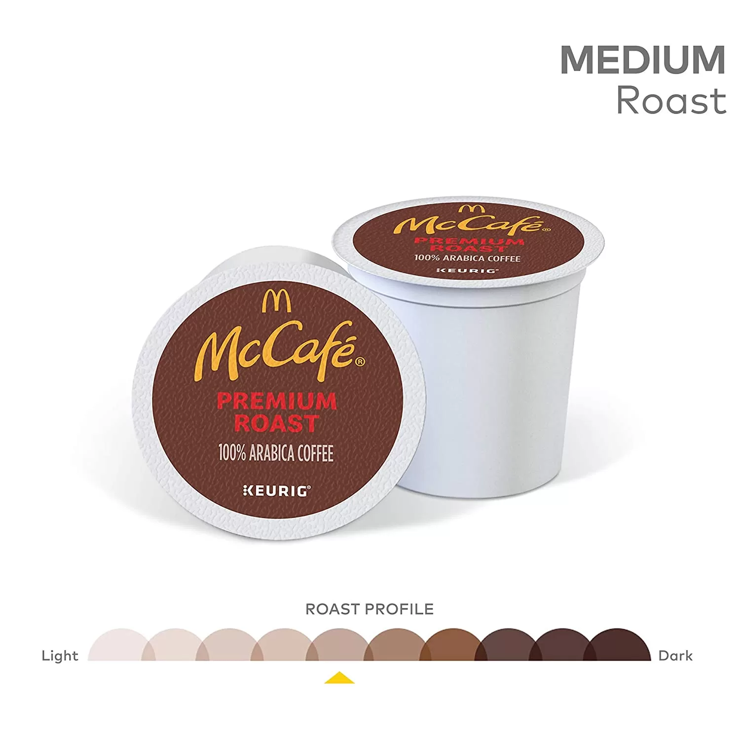 McCafe Premium Medium Roast K-Cup Coffee Pods, Premium Roast, 84 Count For Keurig Brewers