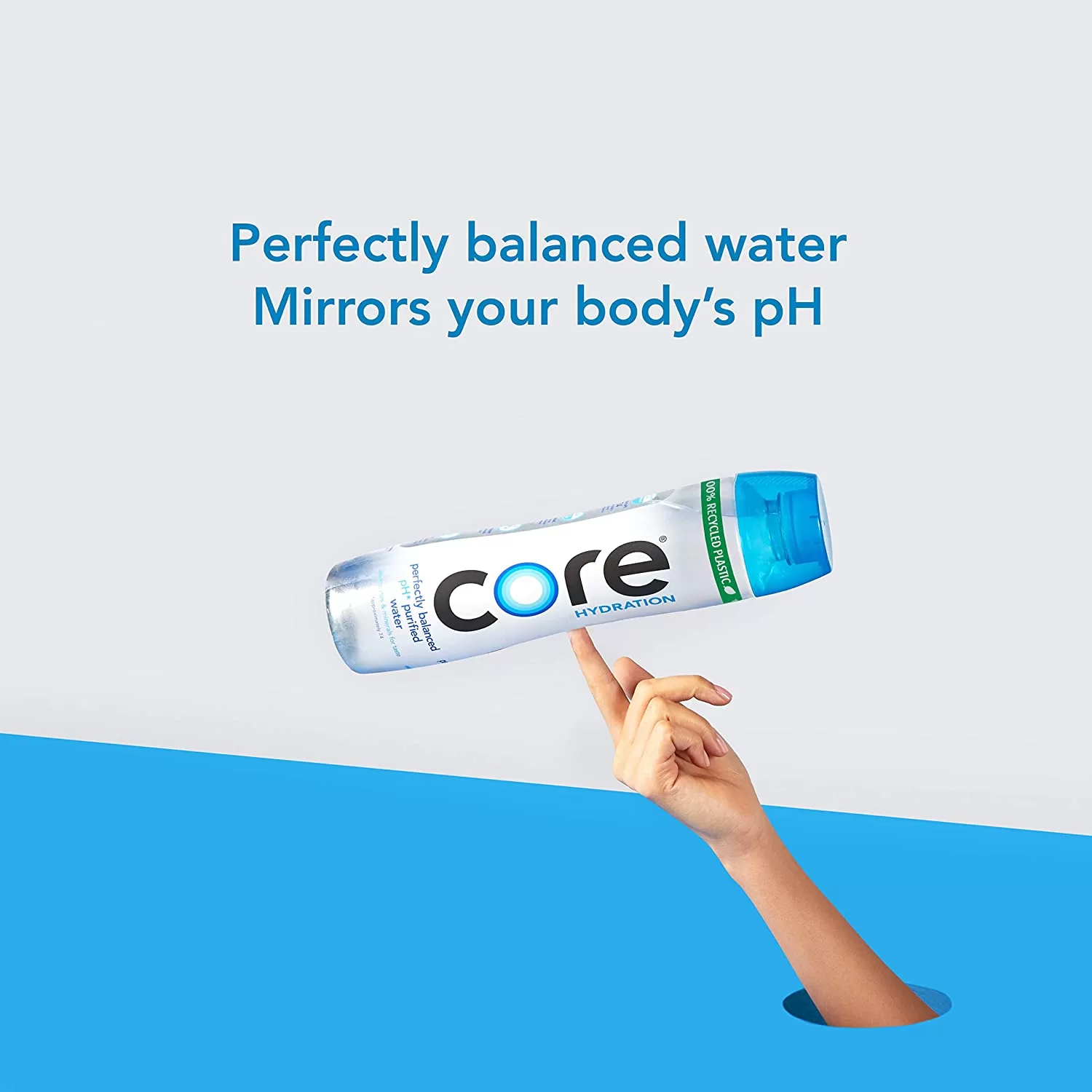 CORE Hydration Perfect 7.4 pH Nutrient Enhanced Water, 16.9 Ounce (Pack of 24)