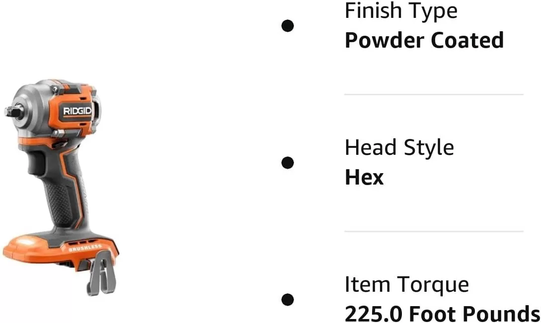 RIDGID 18V SubCompact Brushless 3/8 in. Impact Wrench