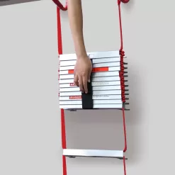 Hausse Retractable 3 Story Fire Escape Ladder, 25 Feet
