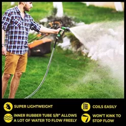 Bionic Steel PRO Garden Hose 50 Ft, 304 Stainless Steel Metal Water Hose 50Ft, 500 PSI - 2023 Model