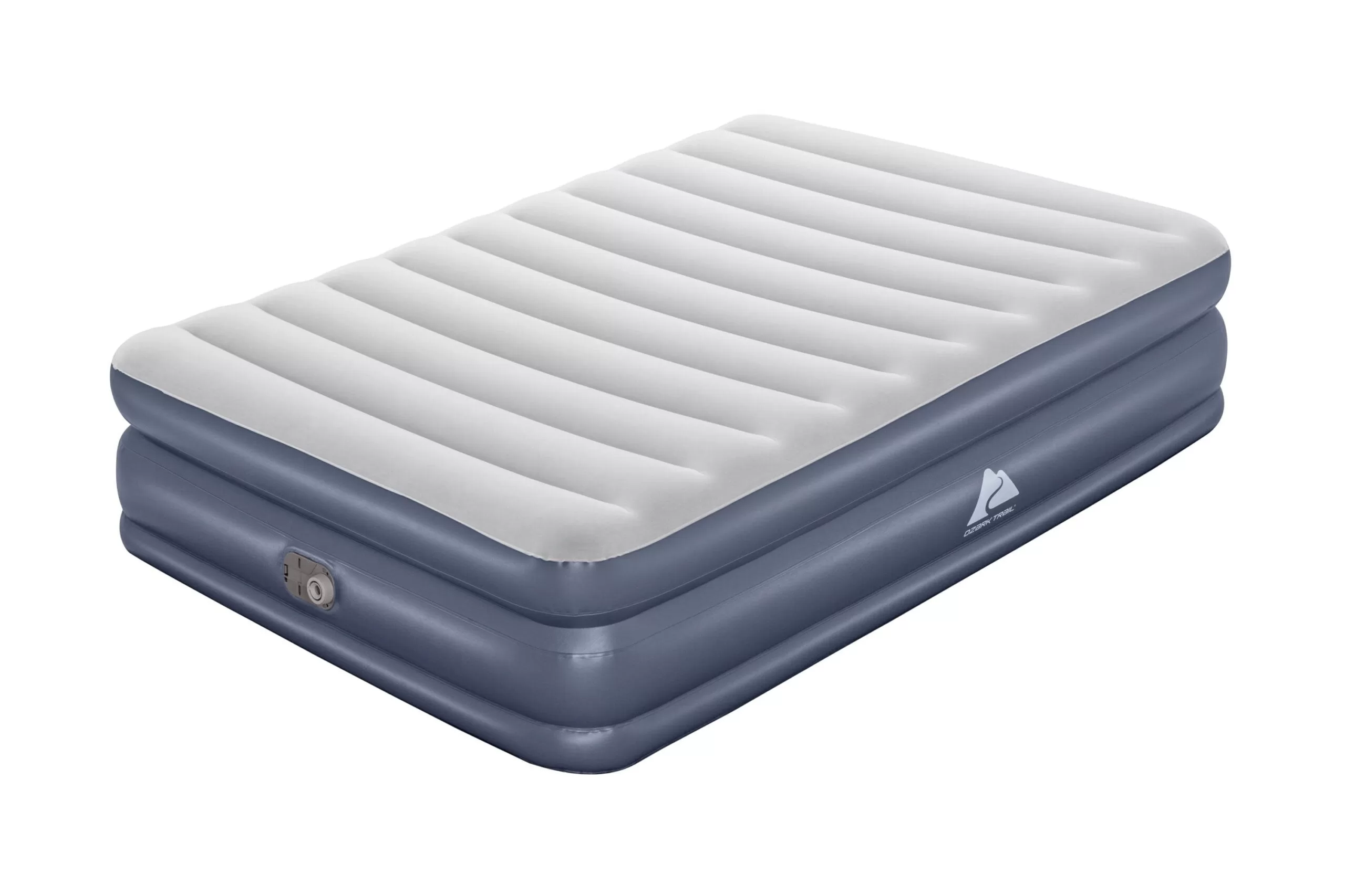 Ozark Trail Tritech QuadComfort 18" Air Mattress Antimicrobial Coating with Built-in AC Pump, Queen