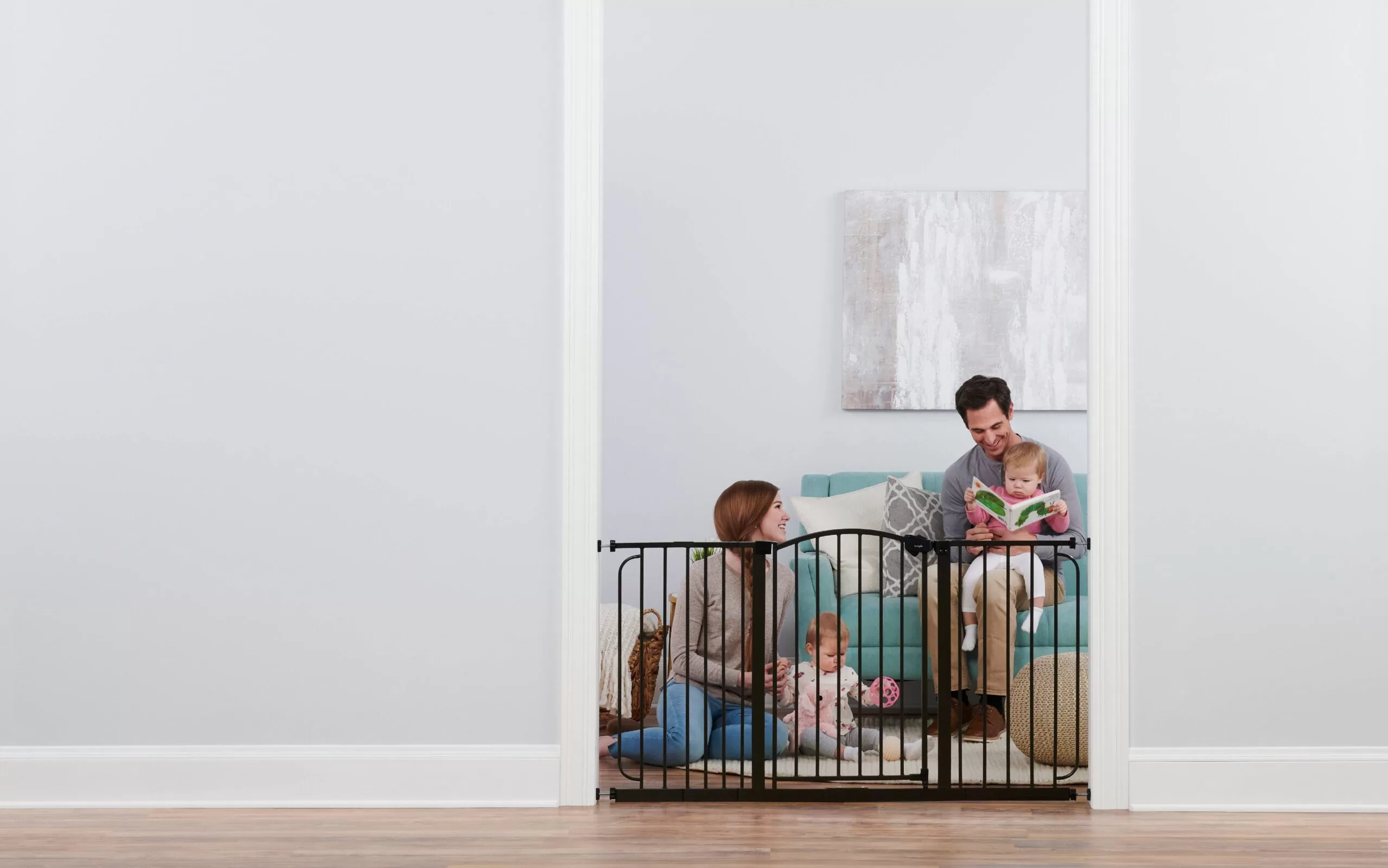 Regalo 58" Extra Wide Arched Decor Baby Safety Gate, Extra Wide Gate