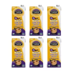 Oregon Chai, Organic and Gluten Free Chai Tea Latte Concentrate, The Original, 32 Fl Ounce Boxes (Pack of 6)