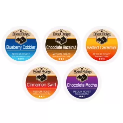 Roast Ridge Single Serve Coffee Pods for Keurig K-Cup Brewers, Variety Pack, Medium Roast, 100 Count