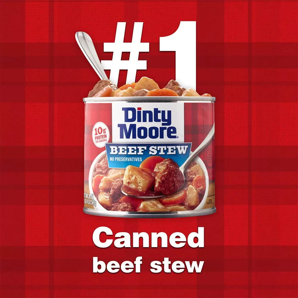 Dinty Moore Beef Stew, Hearty Meals, 15-Ounce Cans (Pack of 12)