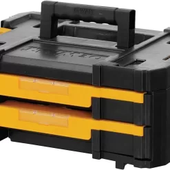 DEWALT TSTAK Tool Storage Organizer with Double Drawers, Holds Up to 16.5 lbs. (DWST17804)