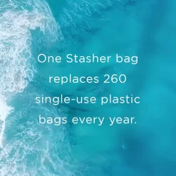 Stasher Reusable Silicone Storage Bag, Food Storage Container, Bundle 4-Pack, Rainbow