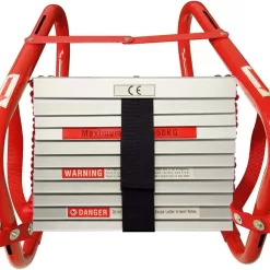 Hausse Retractable 3 Story Fire Escape Ladder, 25 Feet