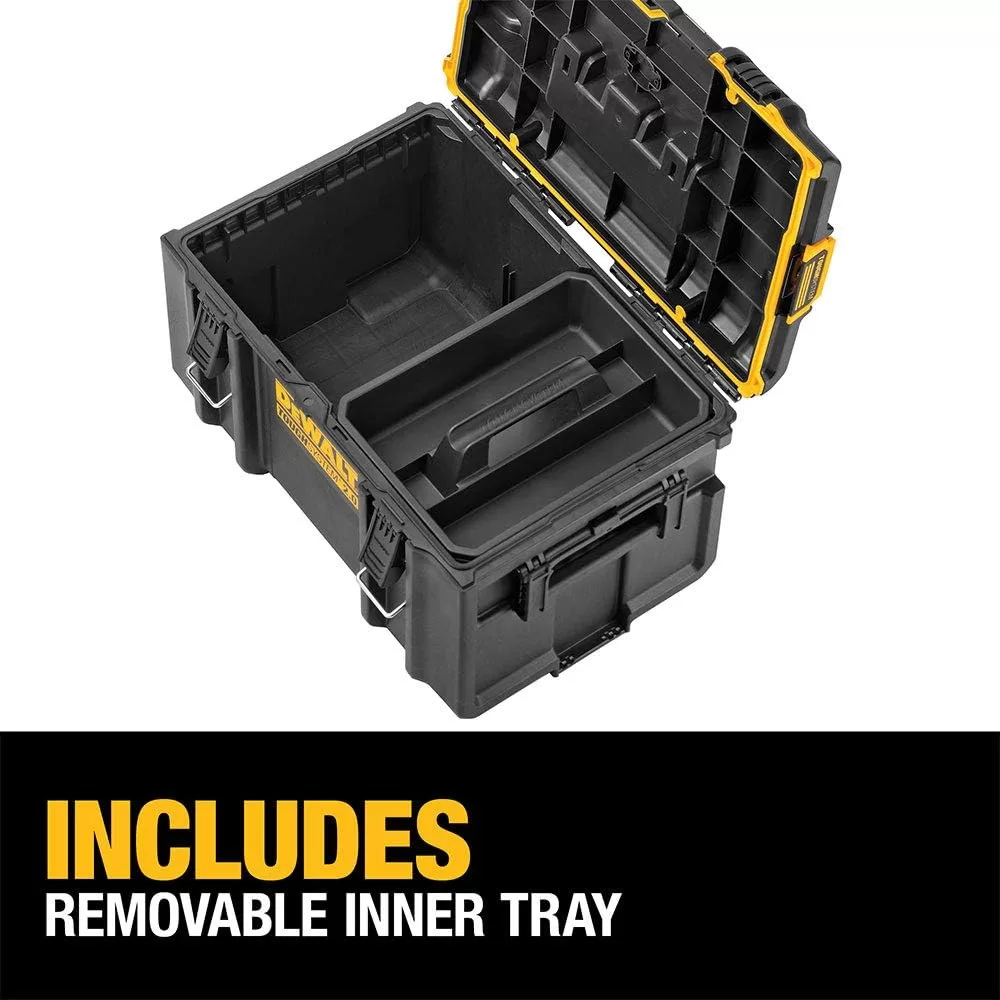 DEWALT TOUGHSYSTEM 2.0, Large Tool Box, 22 in., 110 lbs. Capacity (DWST08300)