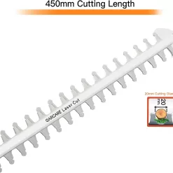 GARCARE Electric Pole Hedge Trimmer, Power Hedge Trimmer, 4.8Amp, 600W, Corded