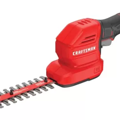 CRAFTSMAN V20 Cordless Handheld Grass Trimmer and Mini Hedge Trimmer Kit (CMCSS800C1),Red