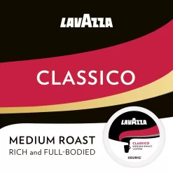 Lavazza Classico Single-Serve Coffee K-Cups for Keurig Brewer, Medium Roast, 10 Count Boxes (Pack of 6) ,100% Arabica