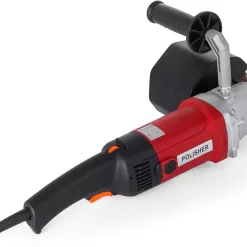 VEVOR Surface Conditioning Tool, 1200W Handheld Stainless Steel Polisher, 6 Variable Speed Metal Burnishing Machine with 4 Polishing Wheels