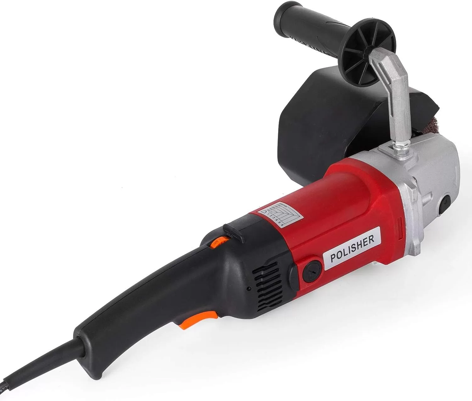 VEVOR Surface Conditioning Tool, 1200W Handheld Stainless Steel Polisher, 6 Variable Speed Metal Burnishing Machine with 4 Polishing Wheels
