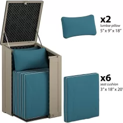 Cosco Outdoor LIving BoxGuard®, Large Lockable Package Delivery and Storage Box, 6.3 cubic feet, Tan