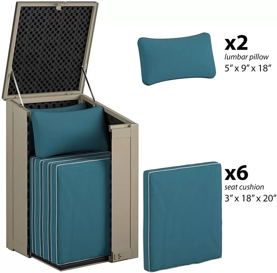 Cosco Outdoor LIving BoxGuard®, Large Lockable Package Delivery and Storage Box, 6.3 cubic feet, Tan