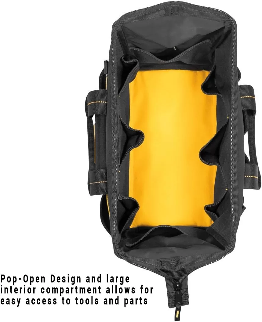 DEWALT DG5543 16 in. 33 Pocket Tool Bag, Black