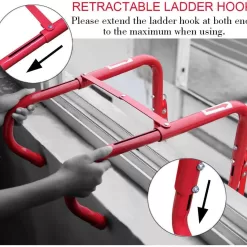 Hausse Retractable 3 Story Fire Escape Ladder, 25 Feet