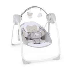 Ingenuity Soothe 'n Delight 6-Speed Portable Baby Swing with Music - Cuddle Lamb (Unisex)