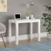 Mainstays Parsons Desk, White Laminated MDF