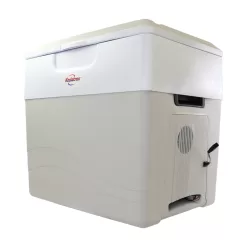 Koolatron P85 Iceless Electric Cooler Warmer 49L / 52 qt Portable Ice Chest Grey White