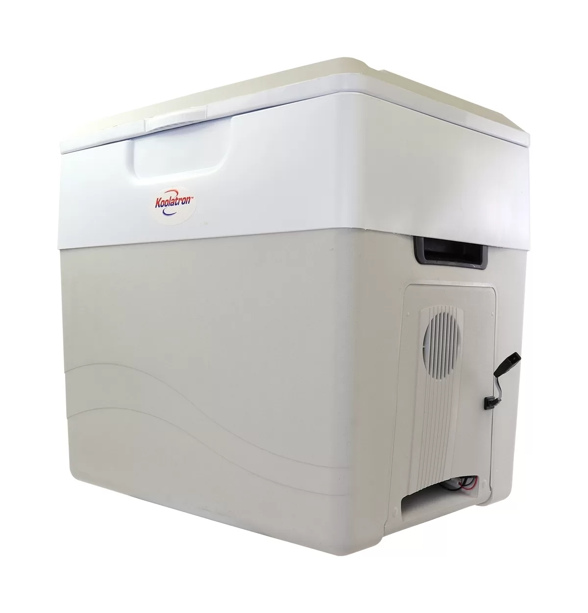 Koolatron P85 Iceless Electric Cooler Warmer 49L / 52 qt Portable Ice Chest Grey White