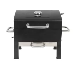 Expert Grill Premium Portable Charcoal Grill, Black and Stainless Steel