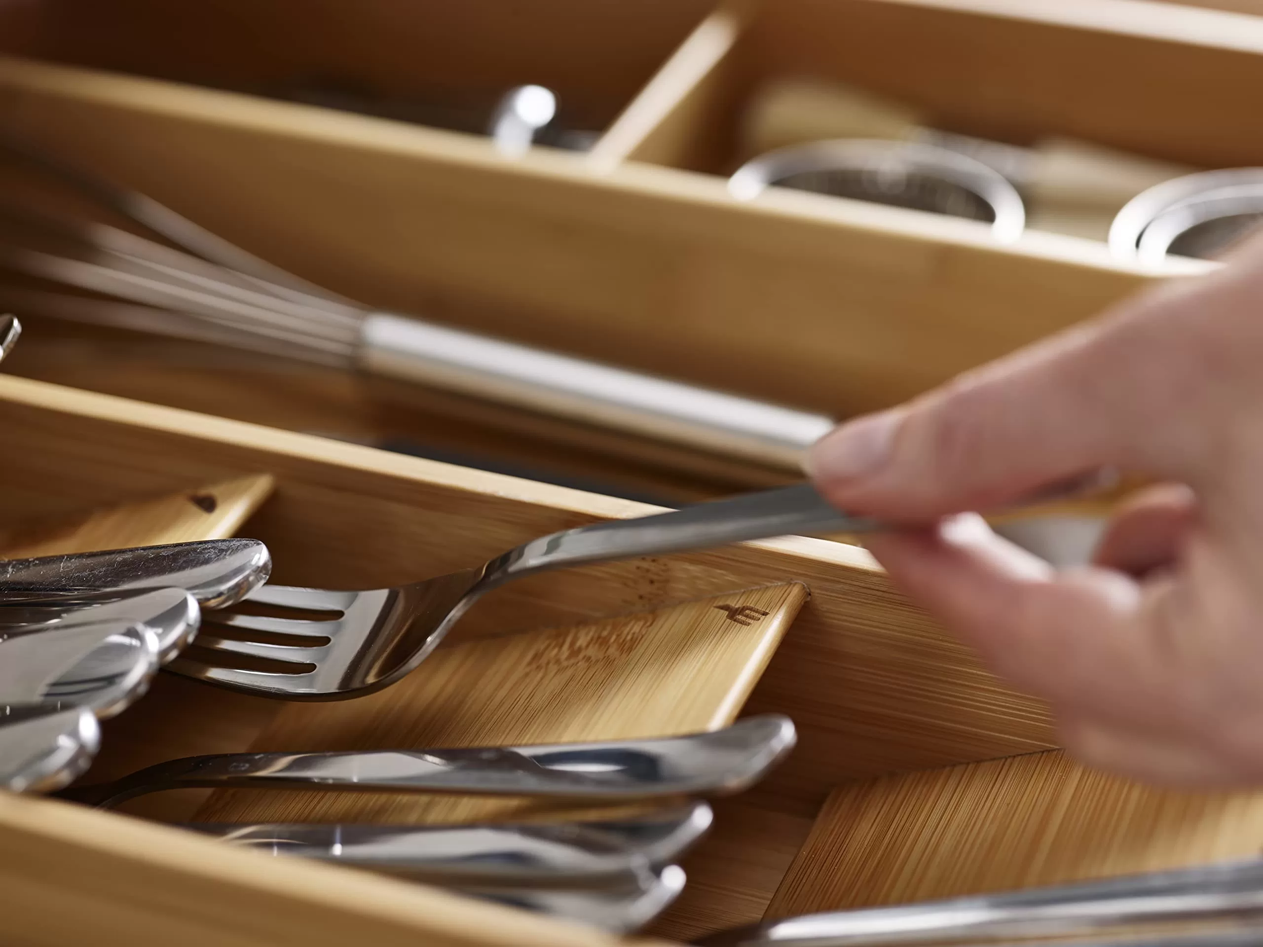Joseph Joseph Large DrawerStore Bamboo Utensil Organizer