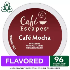 Café Escapes 96 Café Mocha K-Cups