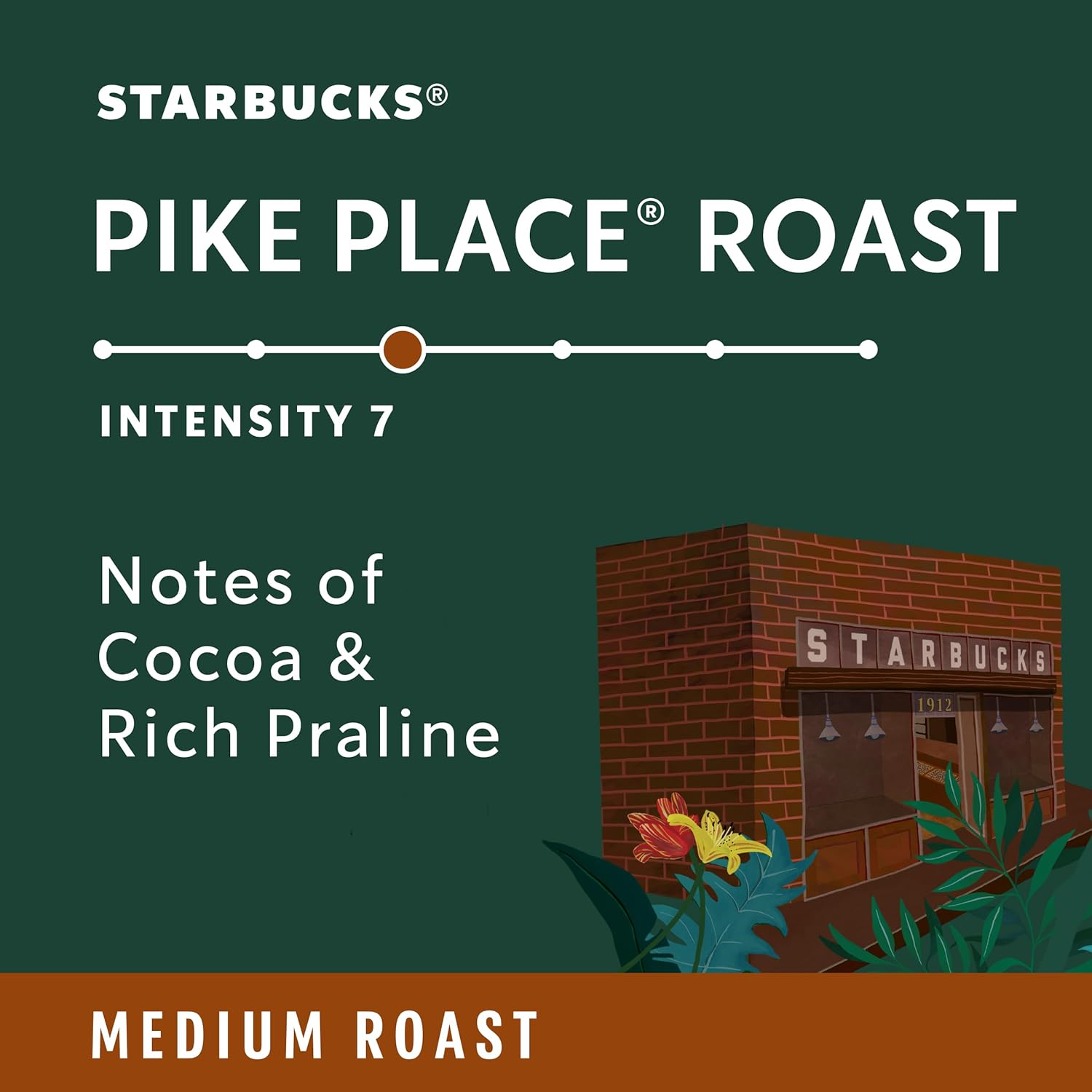 Starbucks by Nespresso Medium Roast Pike Place Roast Coffee (32-count single serve capsules, compatible with Nespresso Vertuo Line System) - Image 2
